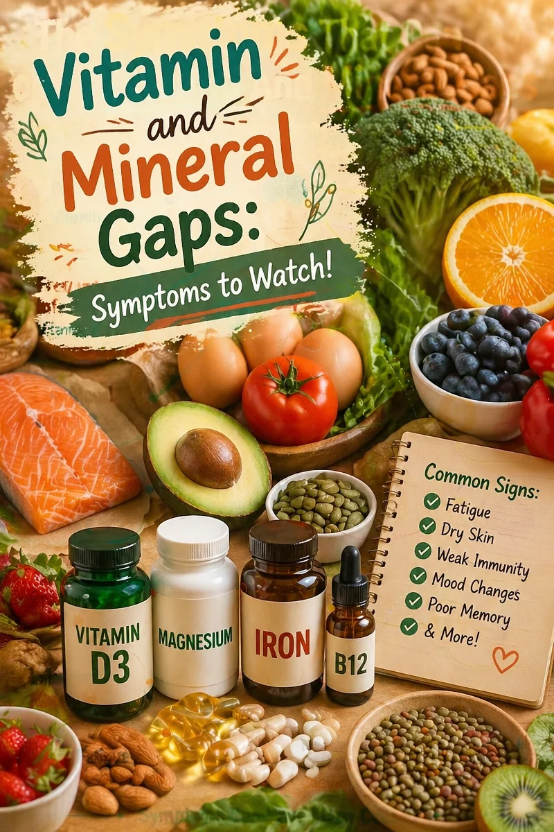 The Symptoms That Can Point To Vitamin And Mineral Gaps