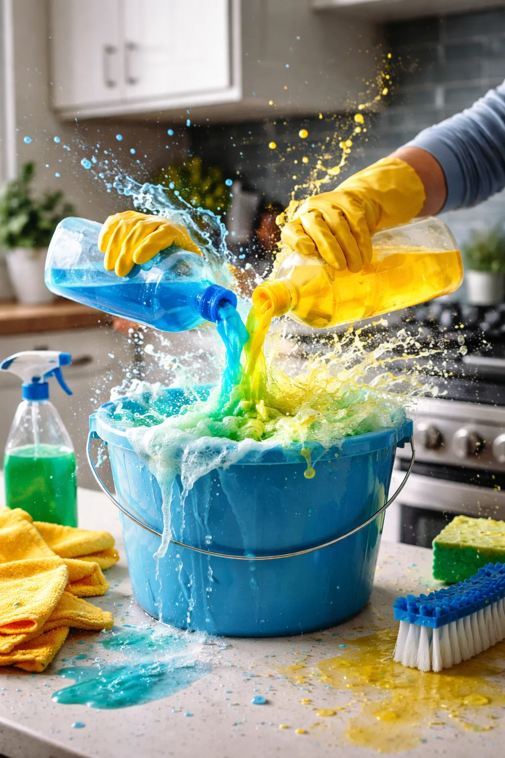 This Is What Happens When You Mix Cleaning Products by Accident