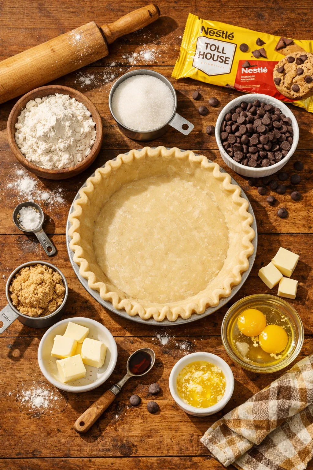 TOLL HOUSE CHOCOLATE CHIP PIE