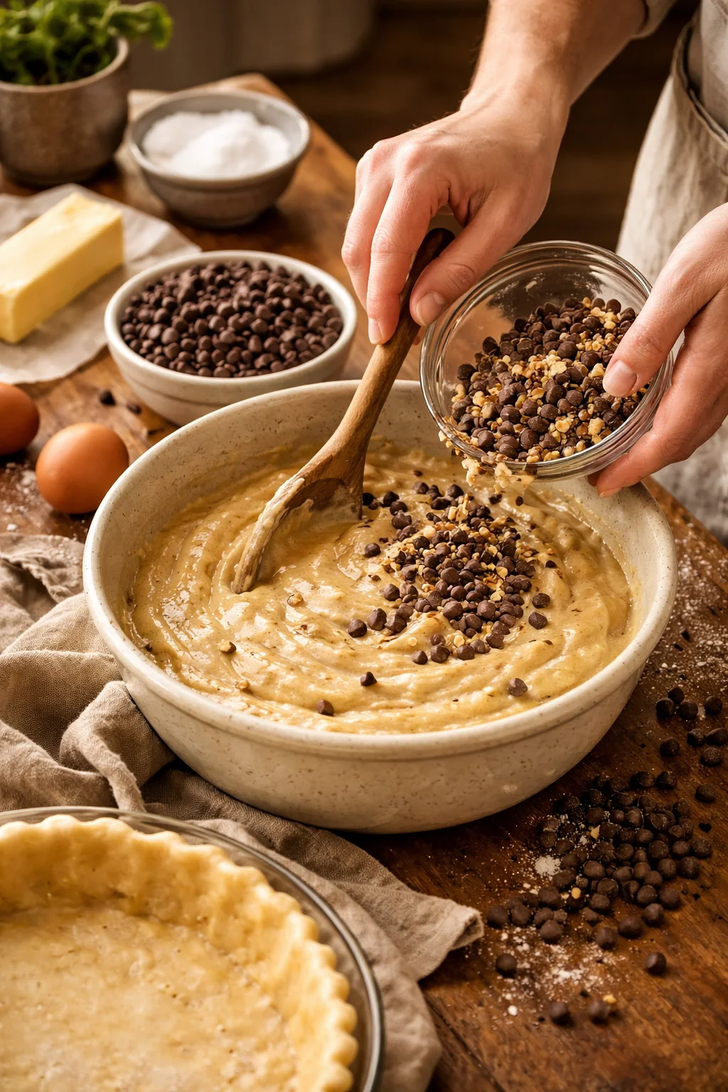 TOLL HOUSE CHOCOLATE CHIP PIE