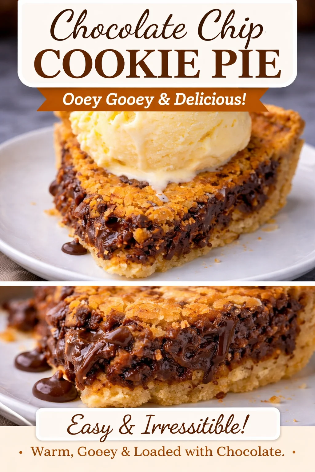 TOLL HOUSE CHOCOLATE CHIP PIE