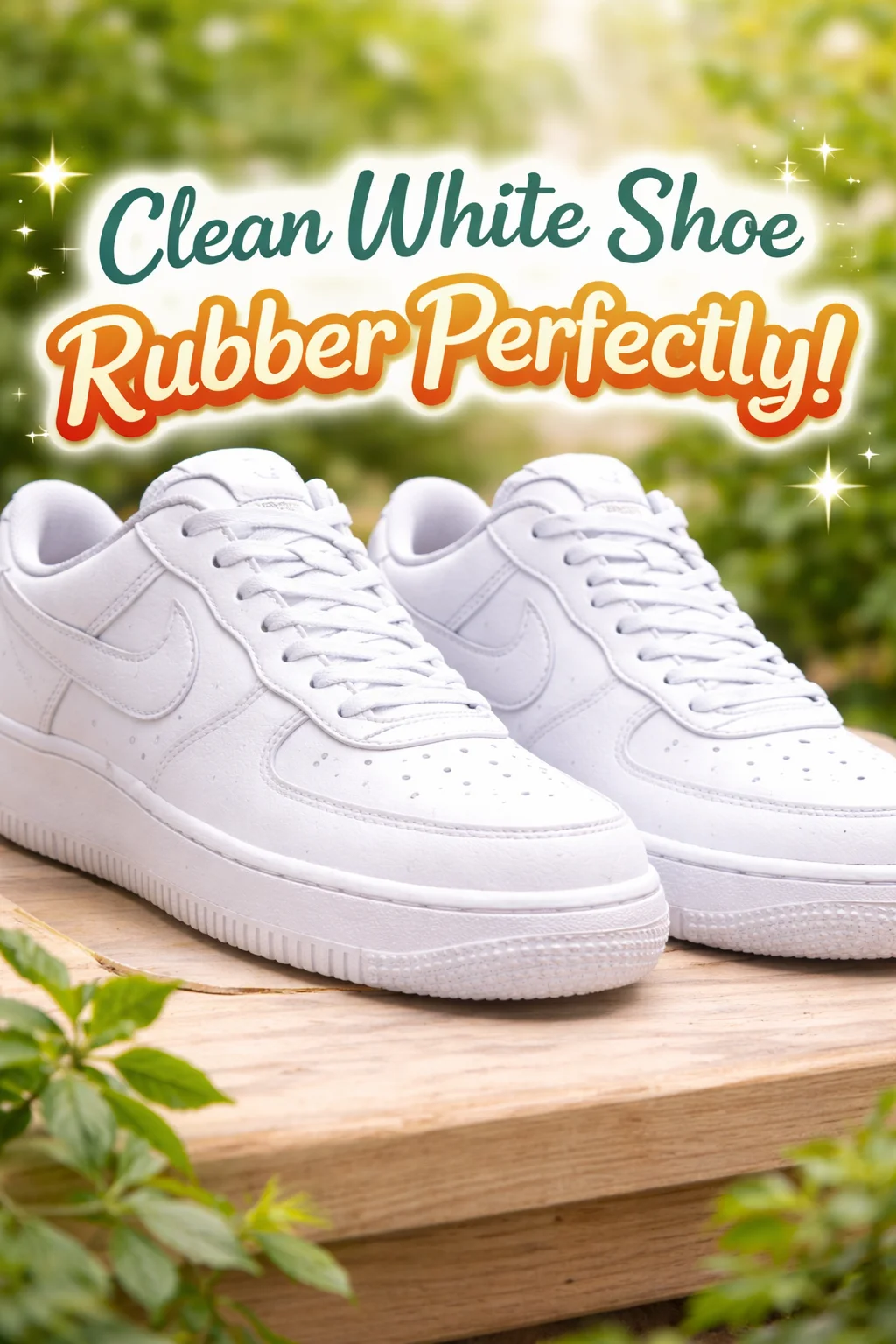 Use This One Product To Clean White Shoe Rubber Perfectly