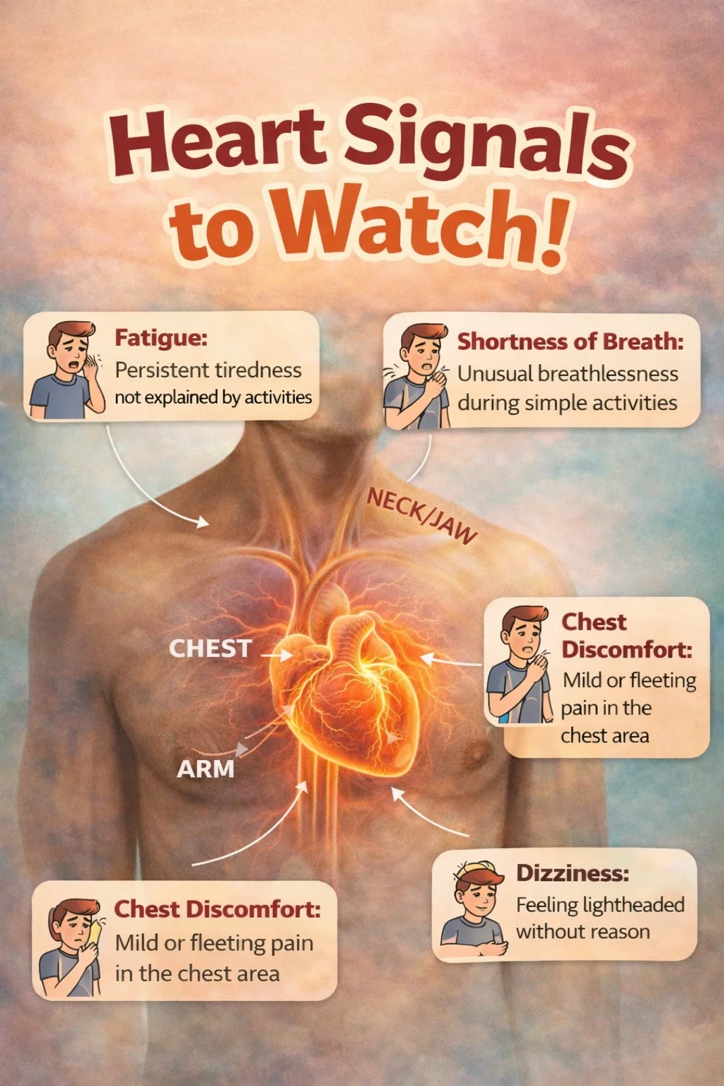 Why People Over 50 Should never ignore these subtle heart signals