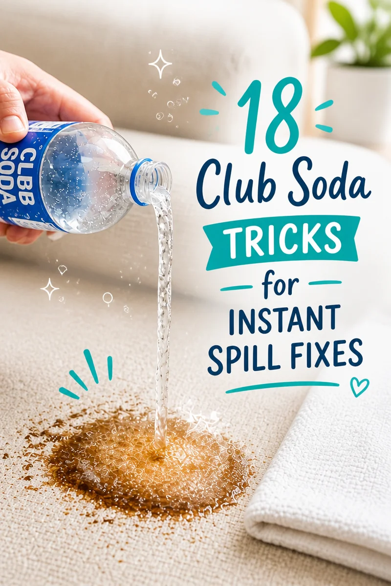 18 Club Soda Tricks That Fix Fresh Spills Instantly