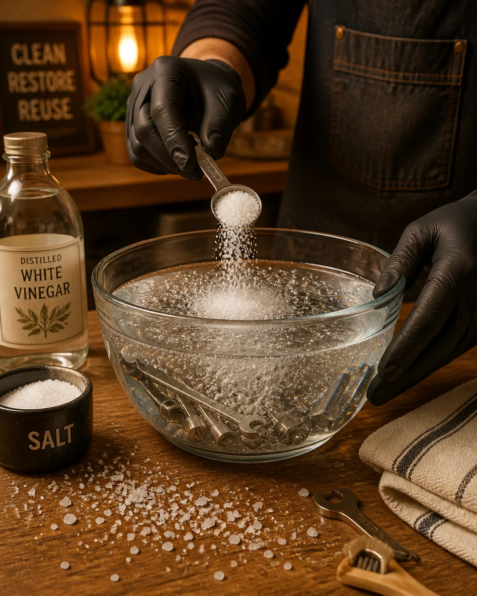 8 Salt And Vinegar Hacks That Remove Rust Fast