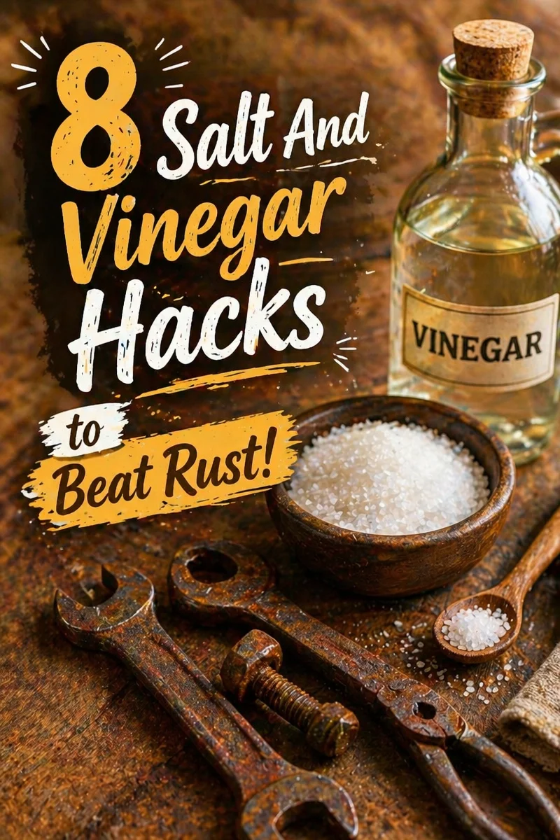 8 Salt And Vinegar Hacks That Remove Rust Fast