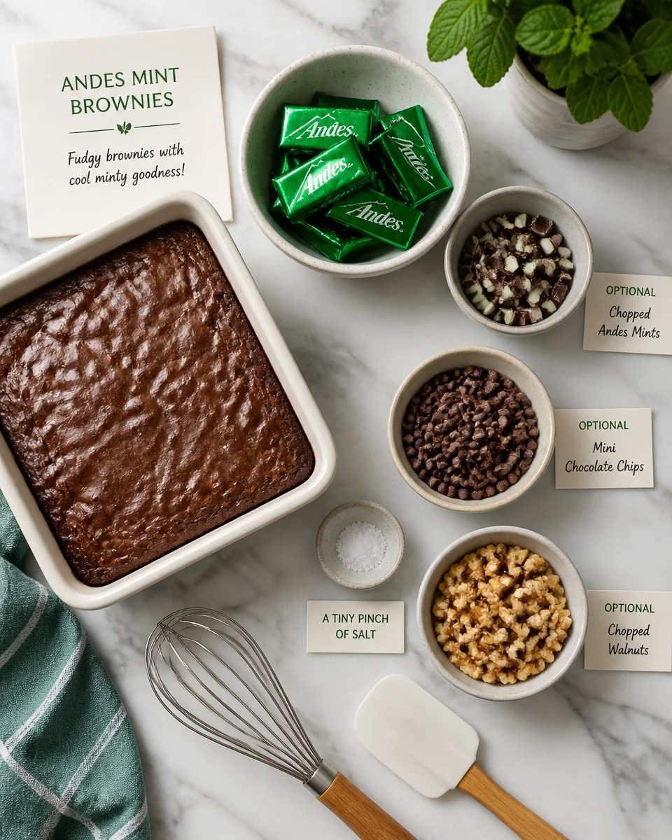 Andes Mint Brownies