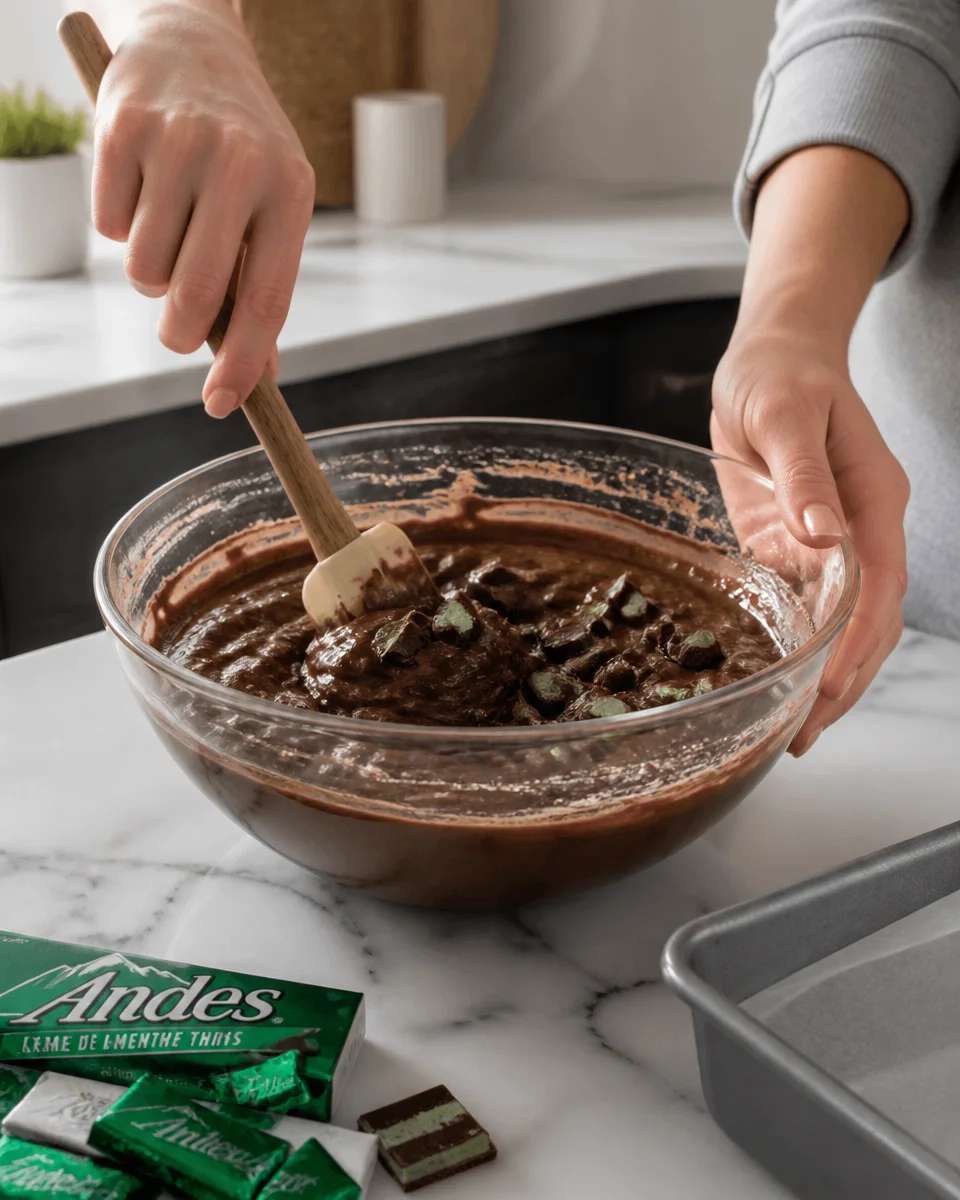 Andes Mint Brownies