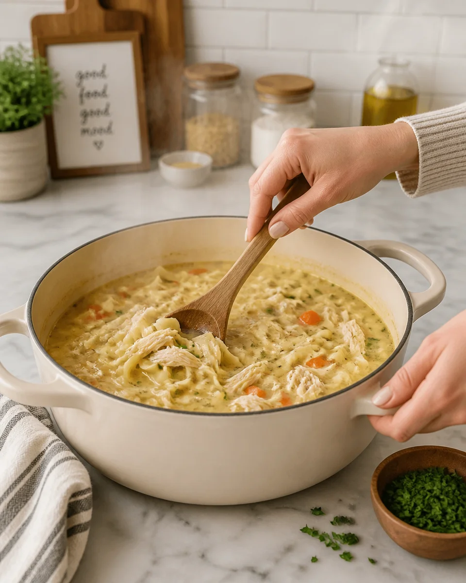 Crack Chicken Noodle Soup