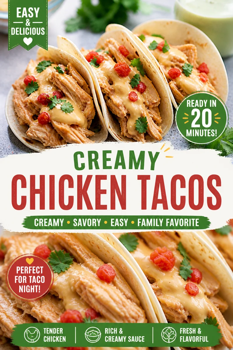 Crockpot Queso Chicken — Easy Slow Cooker Taco Filling