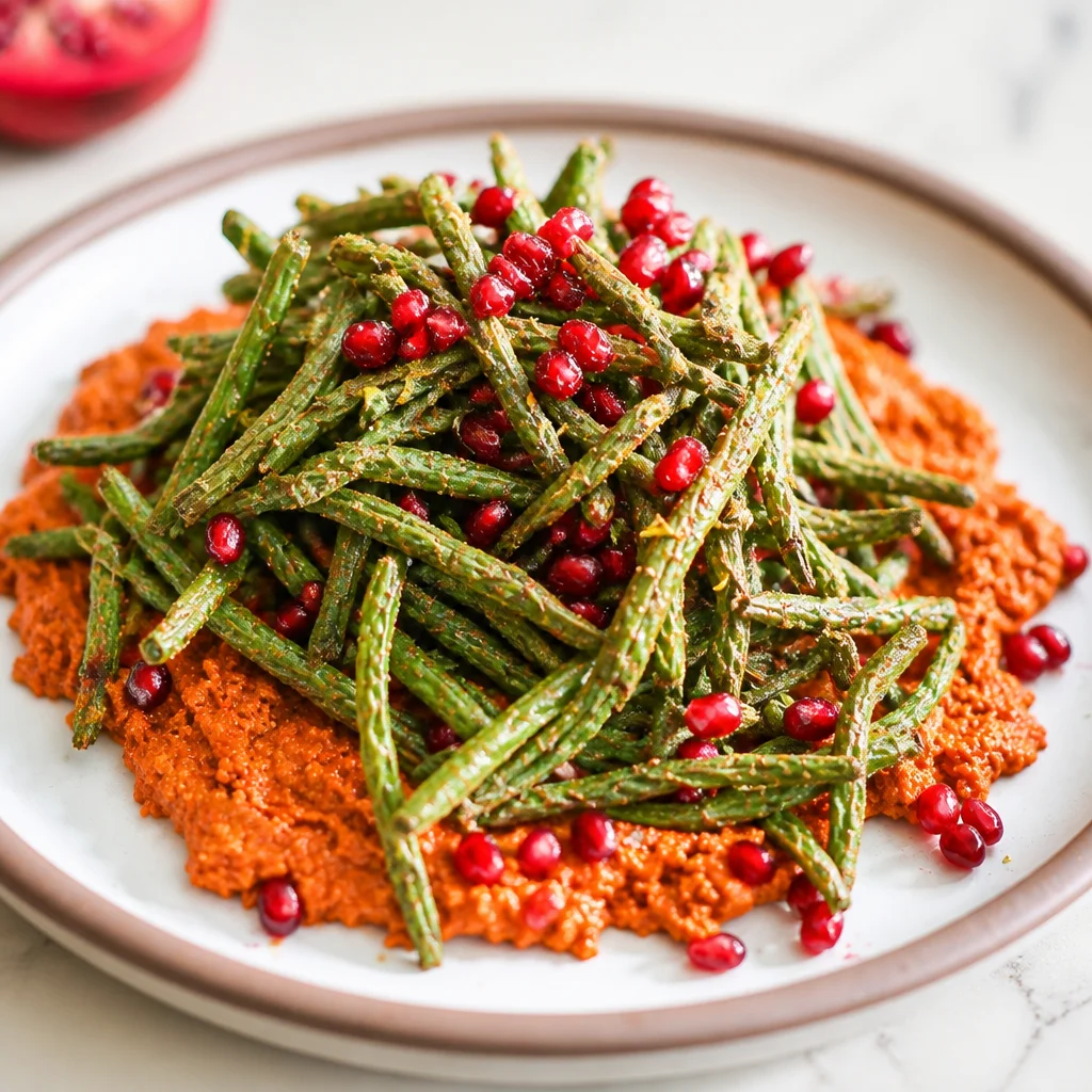 Crispy garlic air fryer green beans served in a bowl, perfect side dish.