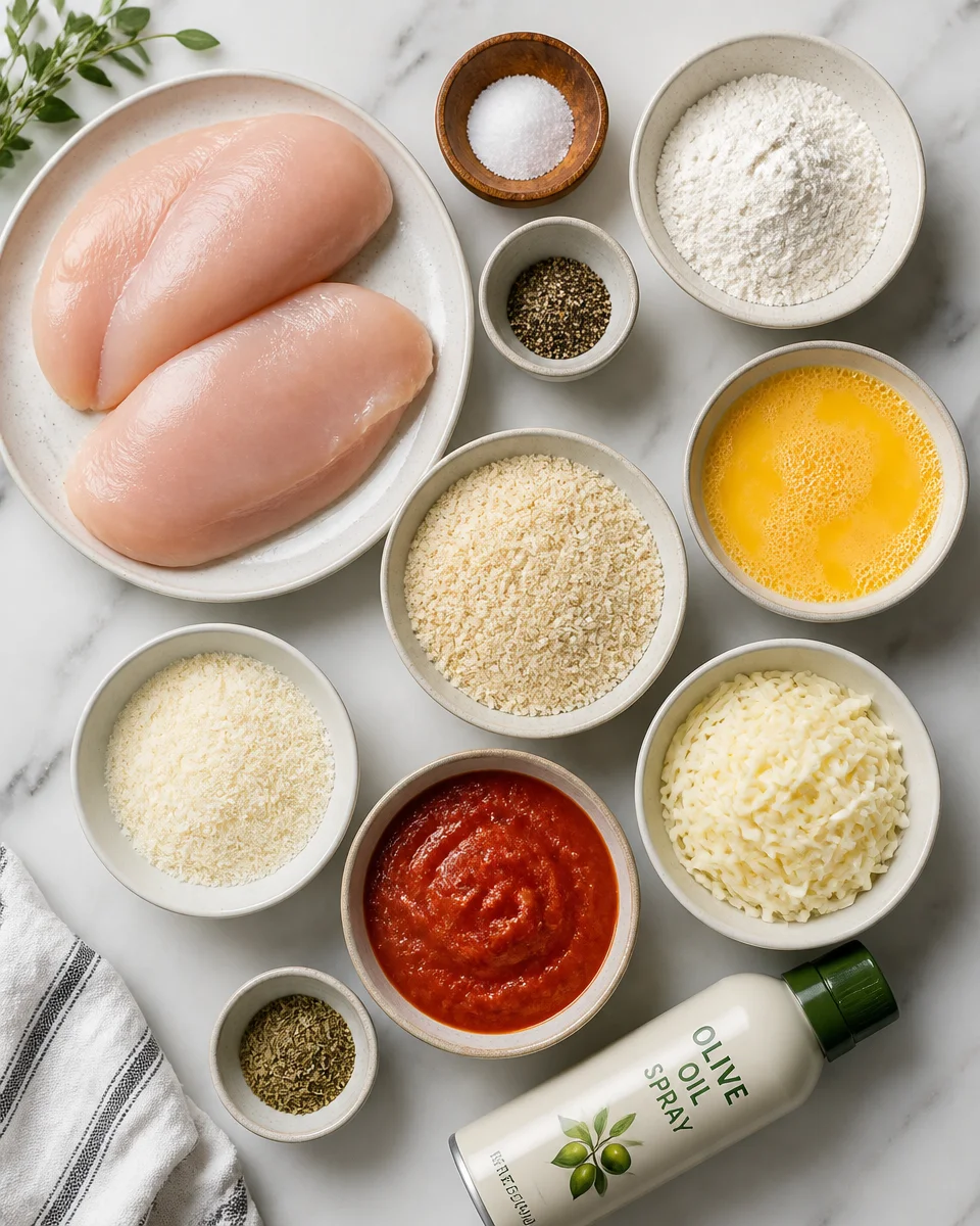 Easy Baked Chicken Parmesan — Crispy Not Fried
