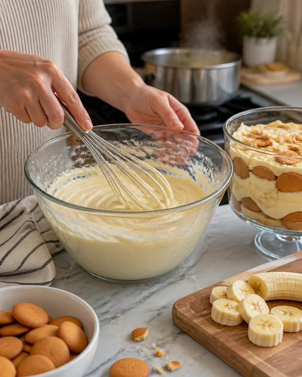 Easy Banana Pudding Trifle — Layered Dessert in a Bowl