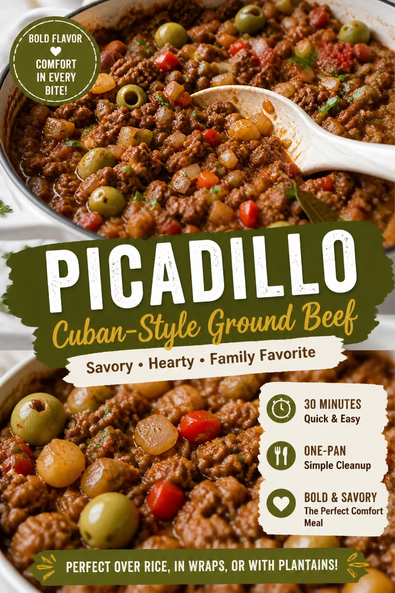 Easy Beef Picadillo — Cuban Spiced Ground Beef
