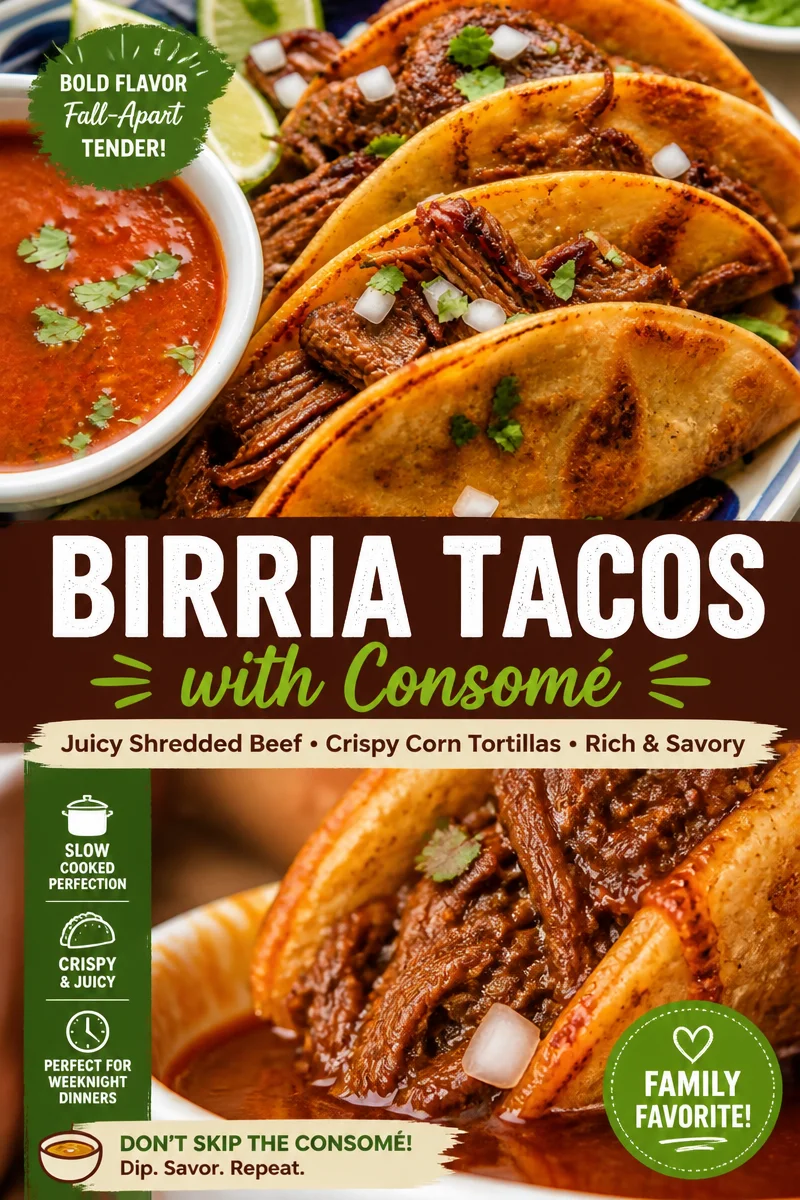 Easy Birria Tacos Recipe — Slow Cooker Beef Birria