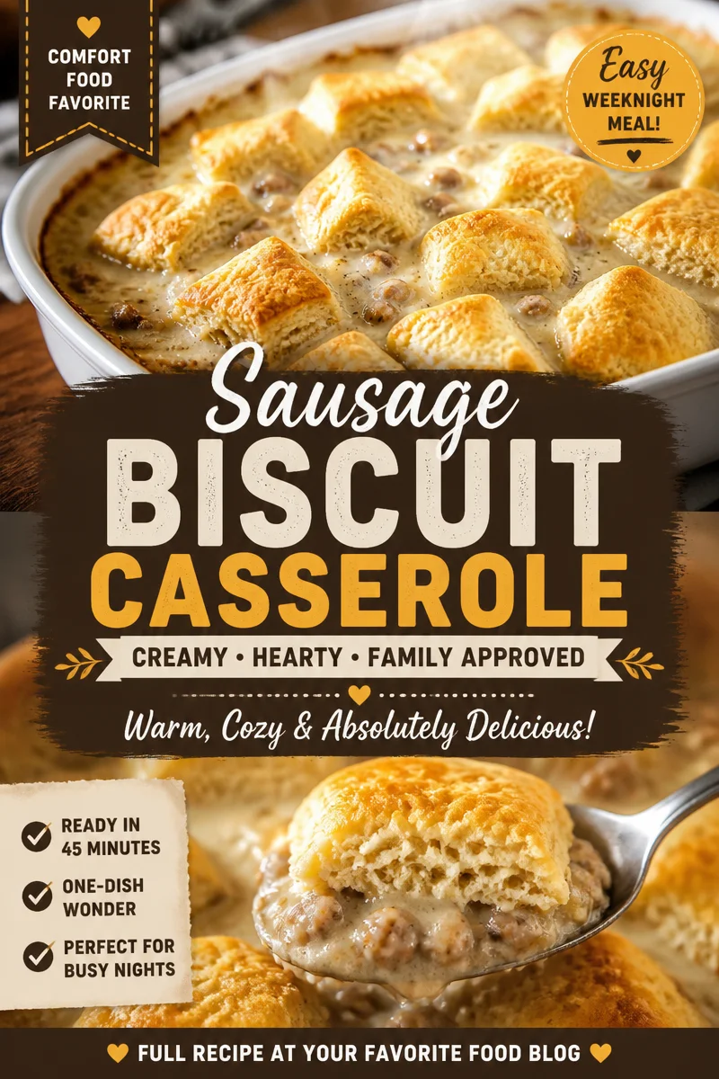 Easy Biscuits and Gravy Casserole — Easy Brunch