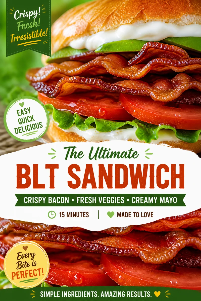 Easy BLT Sandwich with Avocado — Best Summer Lunch