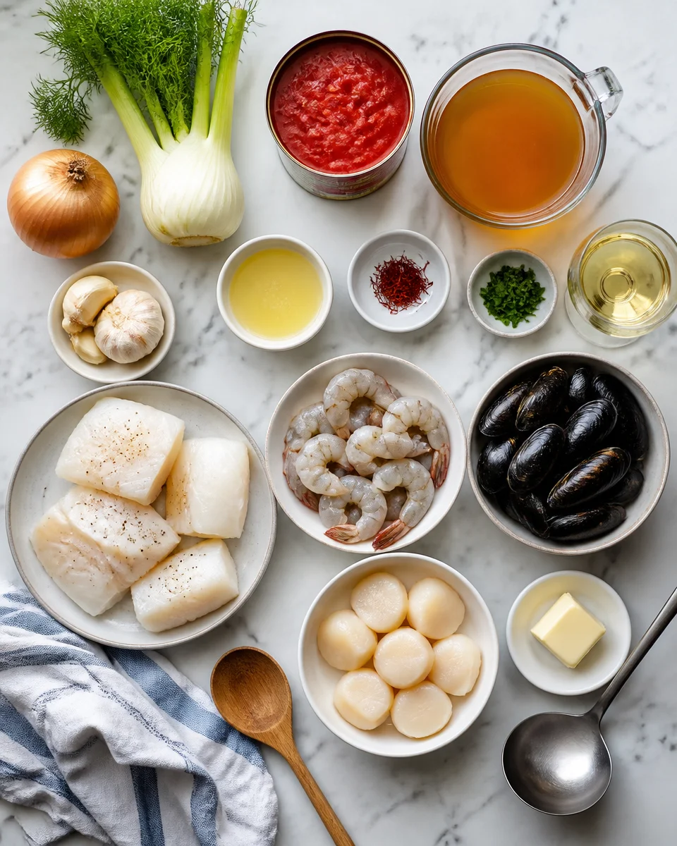 Easy Bouillabaisse — Easy French Seafood Stew