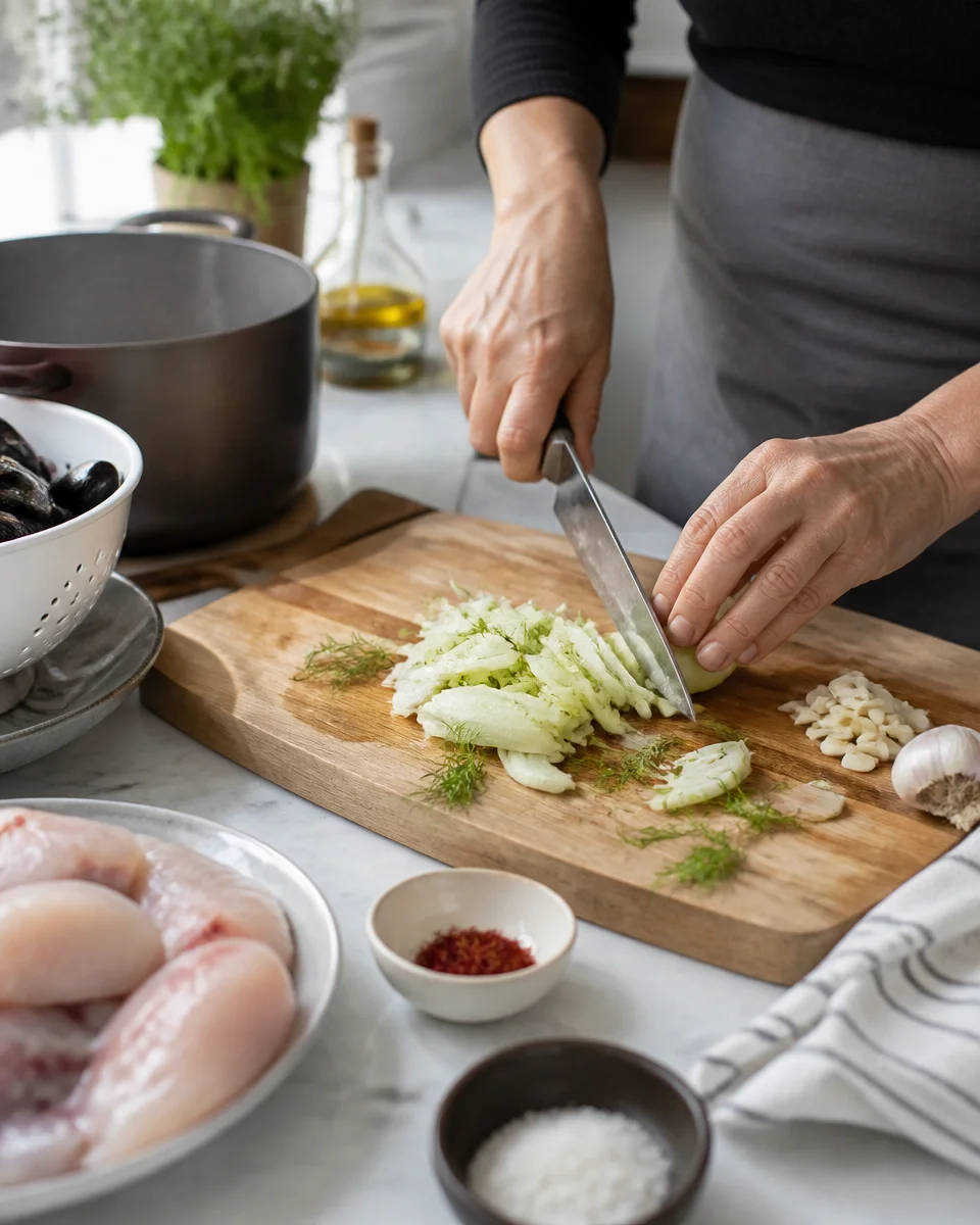 Easy Bouillabaisse — Easy French Seafood Stew