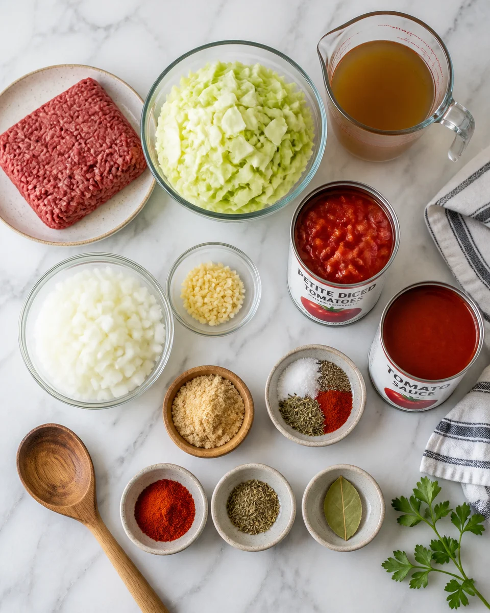 Easy Cabbage Roll Soup — Unstuffed One Pot