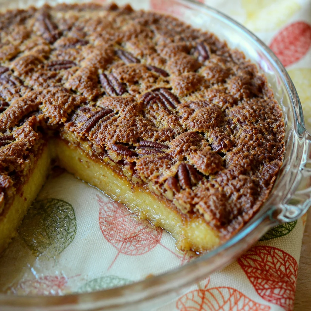 Easy Chess Pie - Classic Southern Custard dessert with rich filling and flaky crust