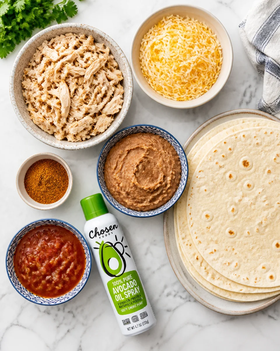Easy Chicken Chimichanga Baked — No Fry Crispy Recipe