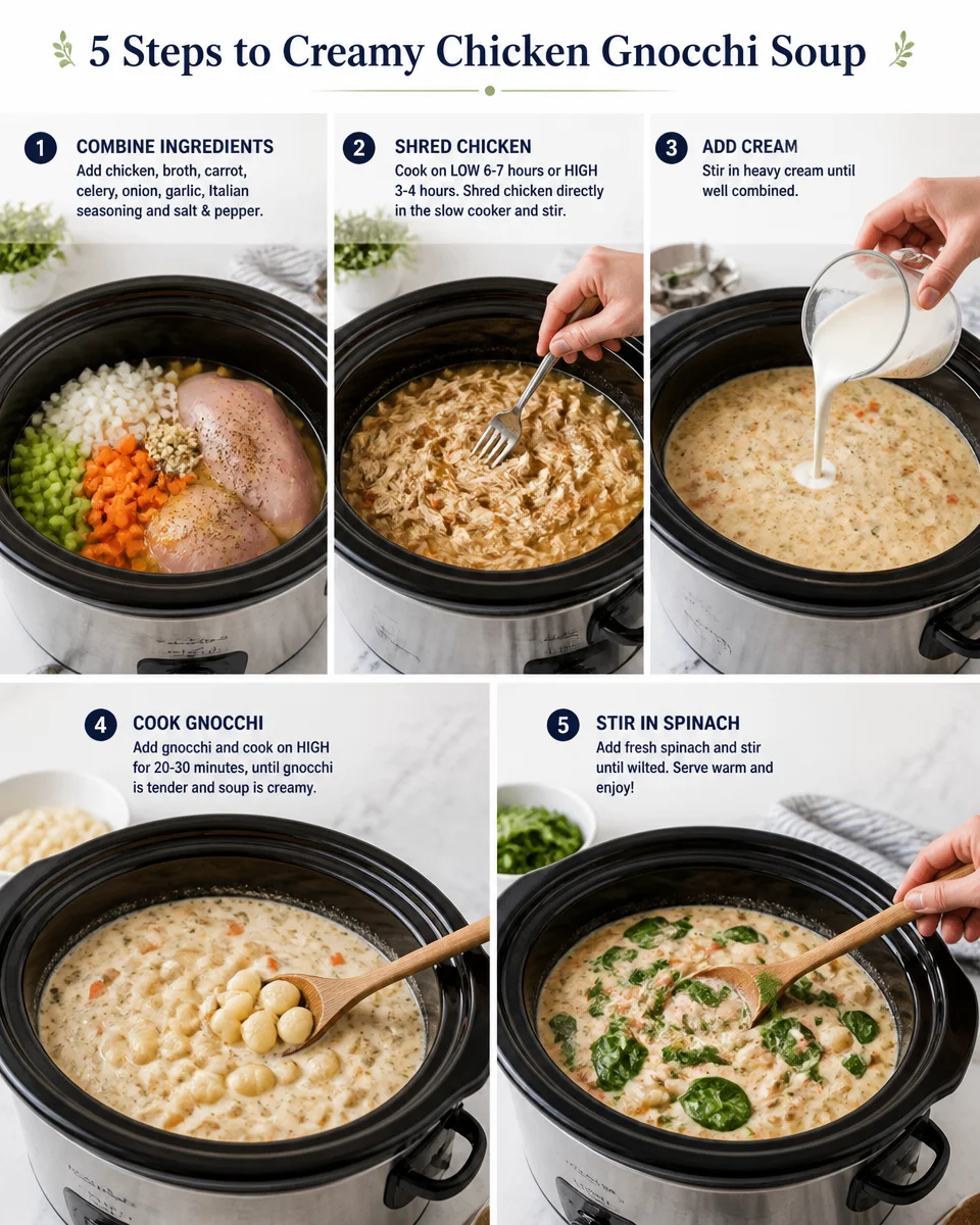 Easy Chicken Gnocchi Soup — Olive Garden Copycat