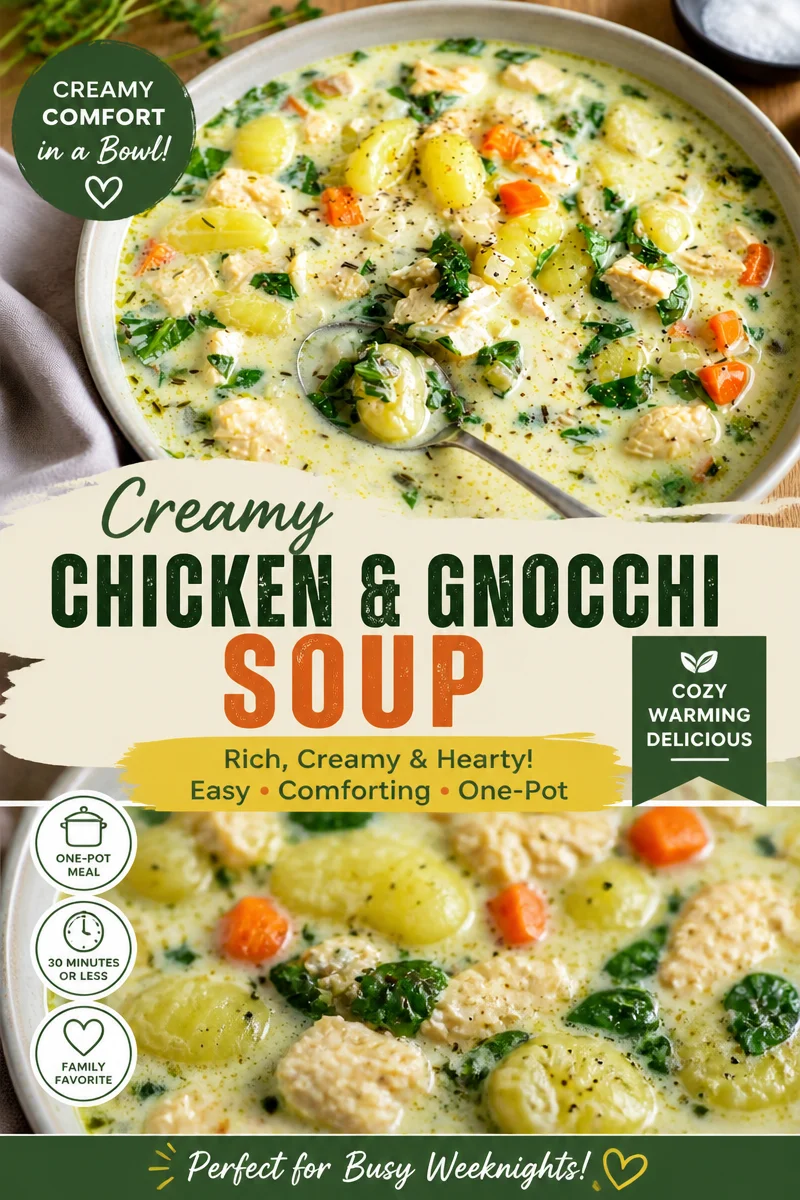 Easy Chicken Gnocchi Soup — Olive Garden Copycat