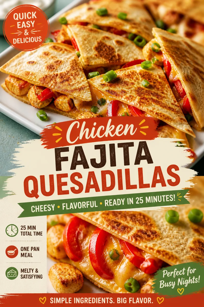 Easy Chicken Quesadilla — Crispy Skillet Recipe