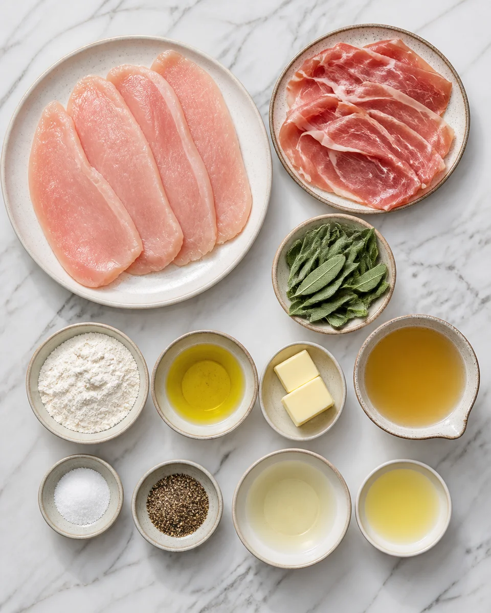 Easy Chicken Saltimbocca — Italian Prosciutto Sage