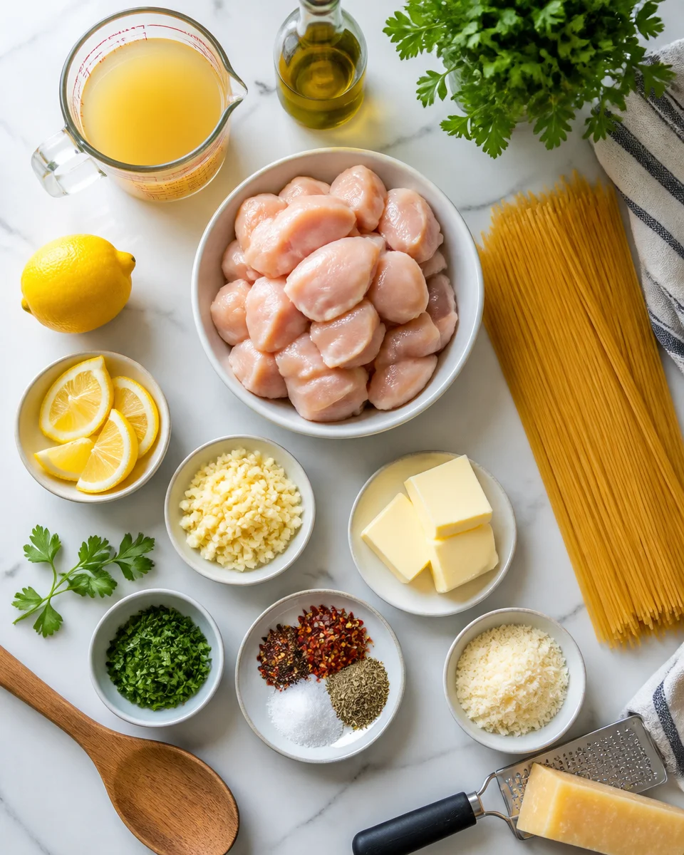 Easy Chicken Scampi — Garlic Butter Pasta Dinner