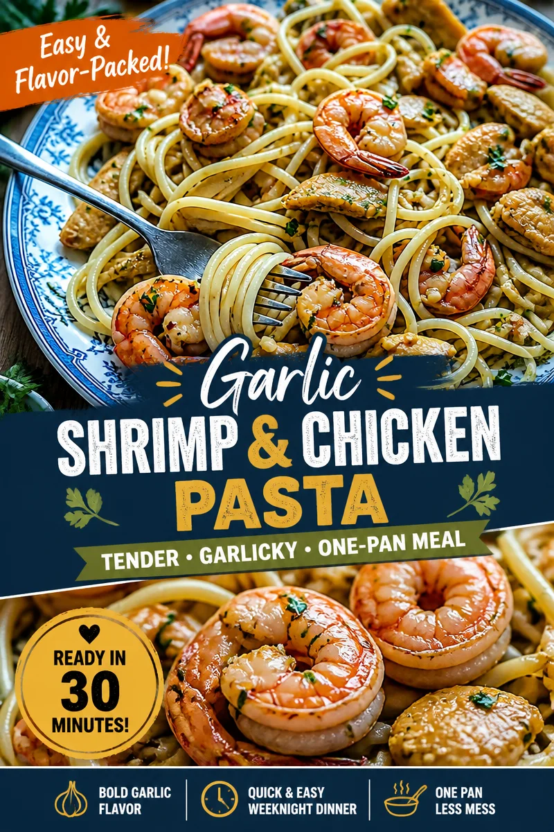 Easy Chicken Scampi — Garlic Butter Pasta Dinner