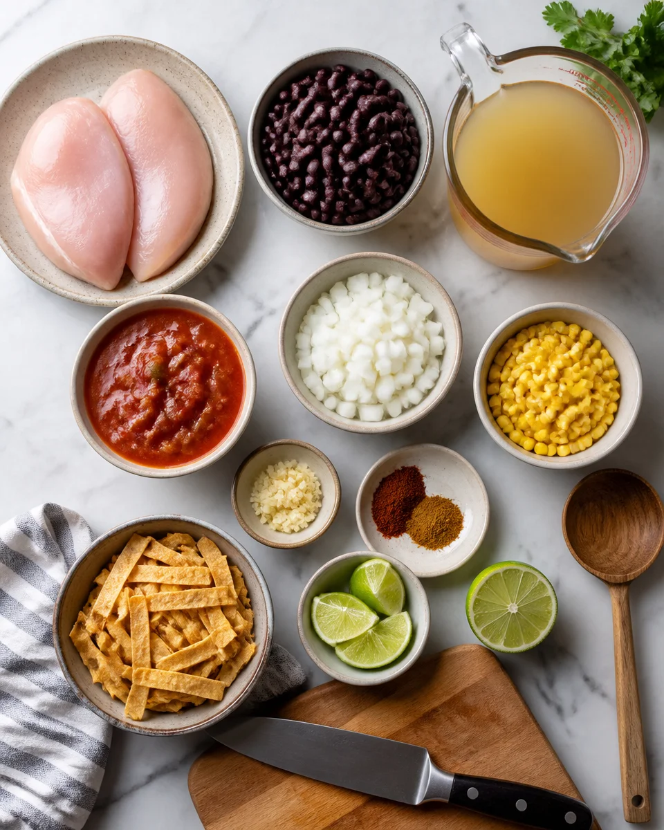 Easy Chicken Tortilla Soup — One Pot Tex Mex