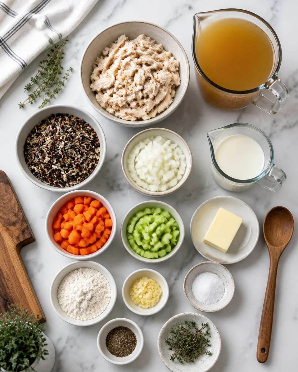 Easy Chicken Wild Rice Soup — Panera Copycat