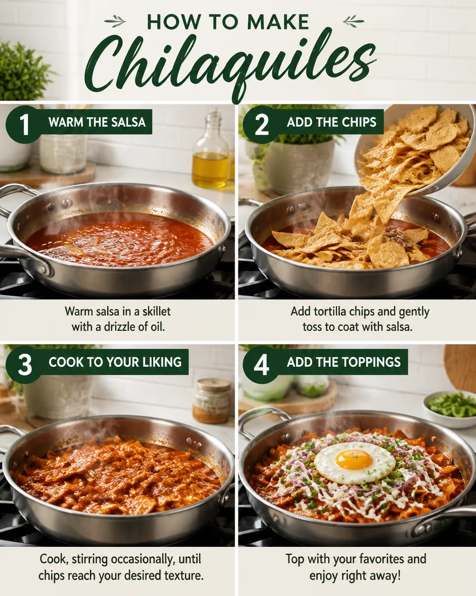 Easy Chilaquiles — Mexican Salsa Tortilla Breakfast