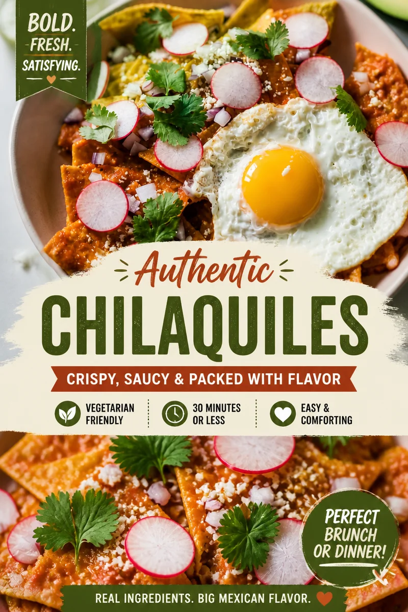 Easy Chilaquiles — Mexican Salsa Tortilla Breakfast