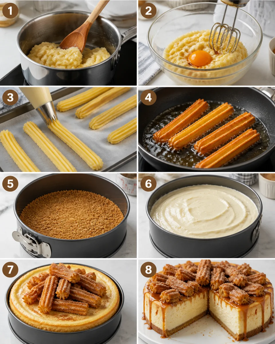 Easy Churro Cheesecake — Cinnamon Sugar Bars