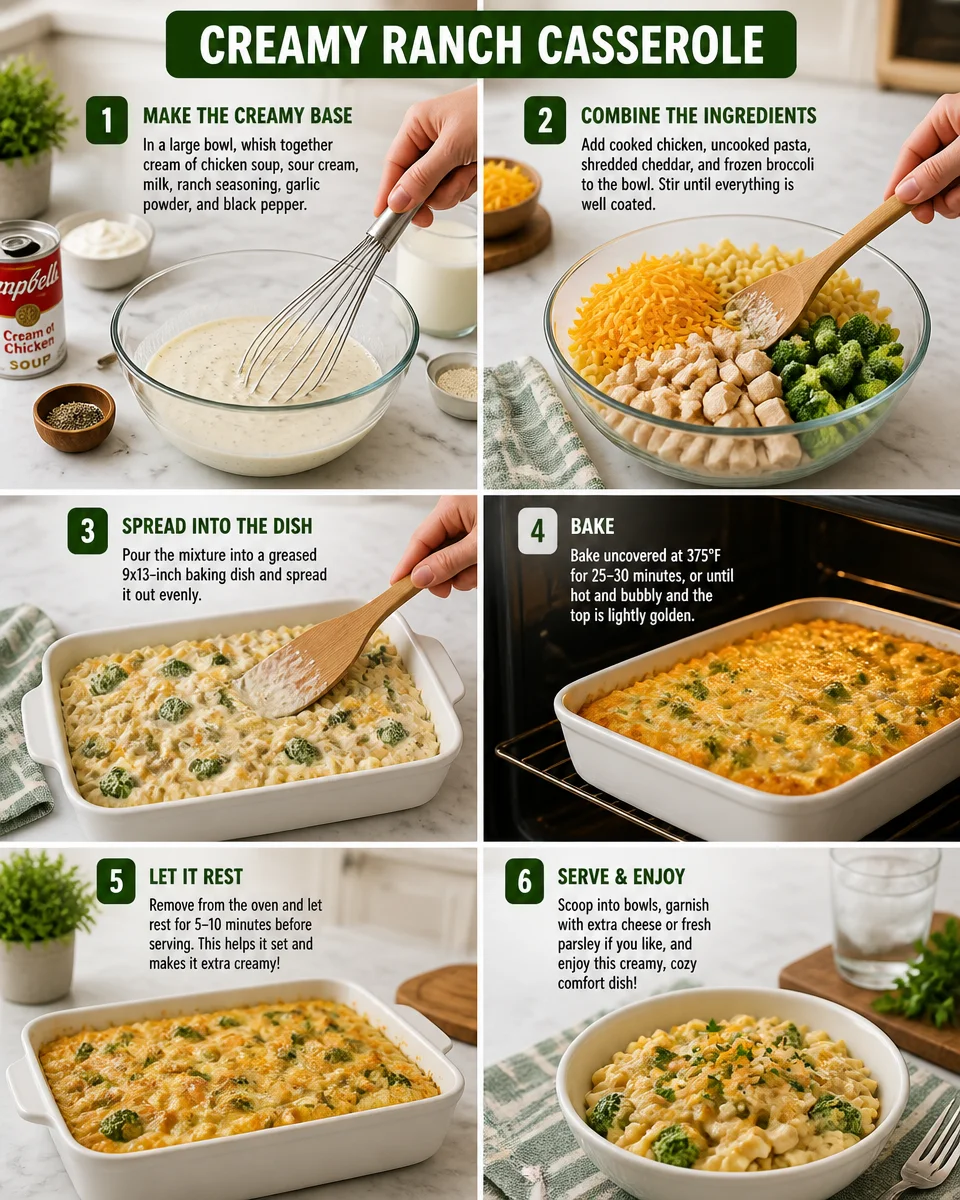 Easy Crack Chicken Casserole — Creamy Ranch Baked Dinner
