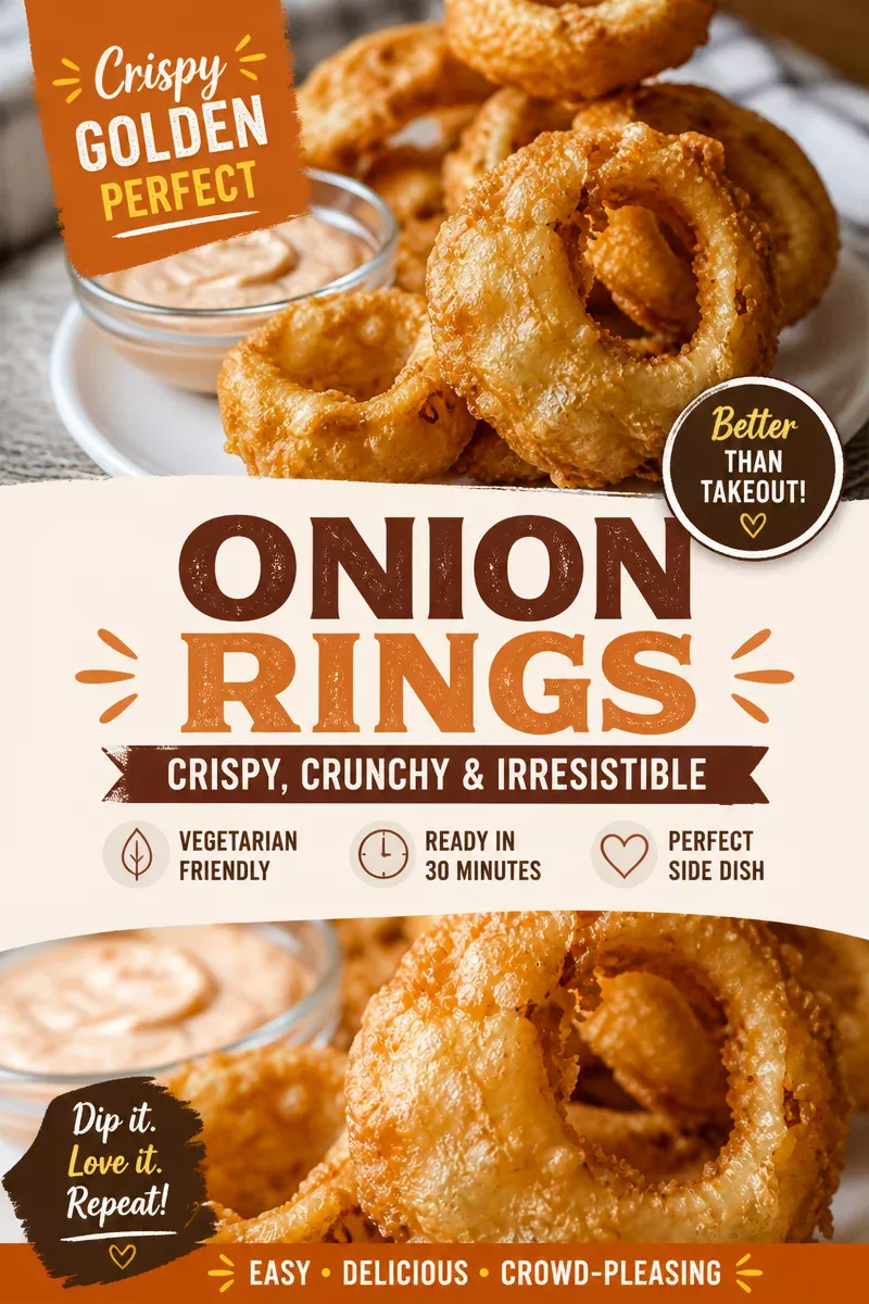 Easy Crispy Onion Rings — Beer Battered Fried