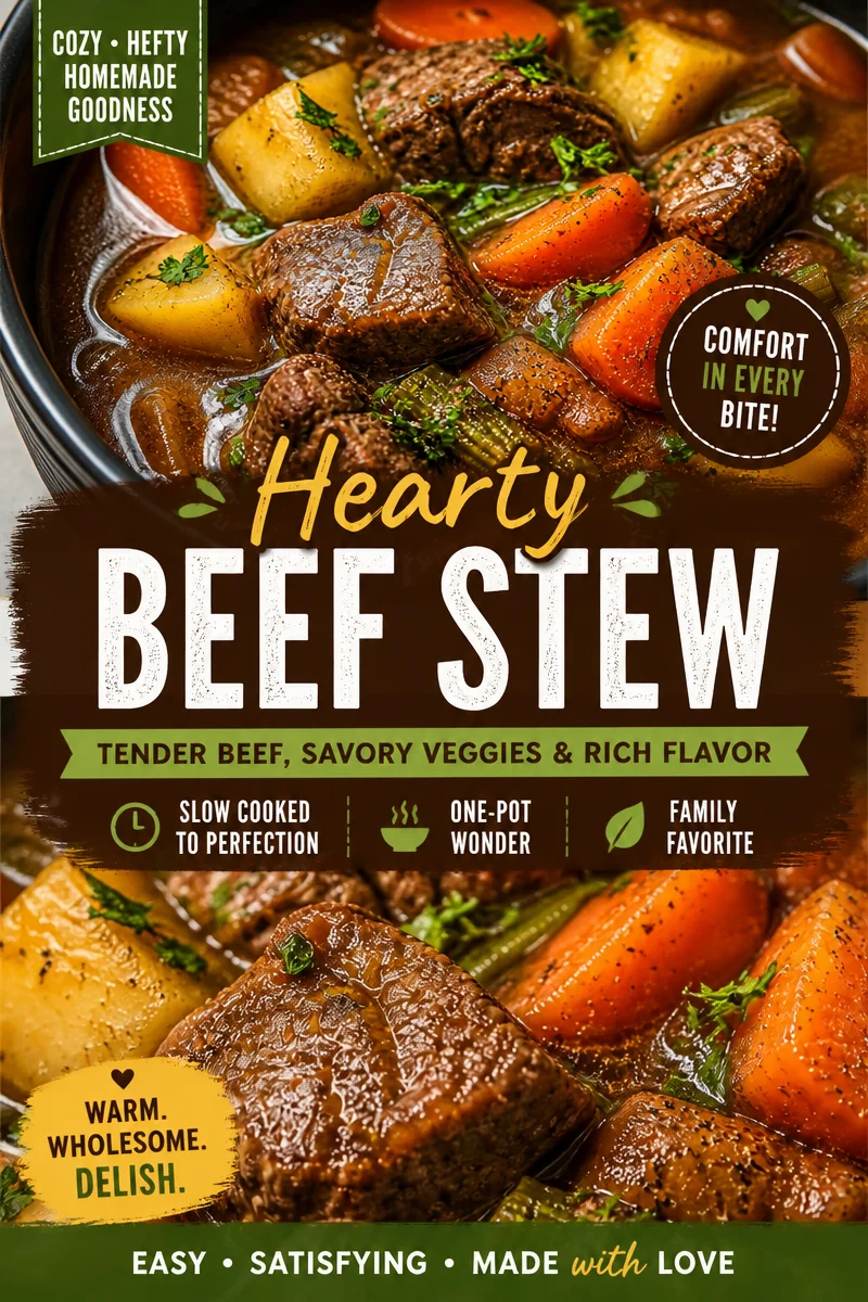 Easy Crockpot Beef Stew — Hearty Slow Cooker Dinner