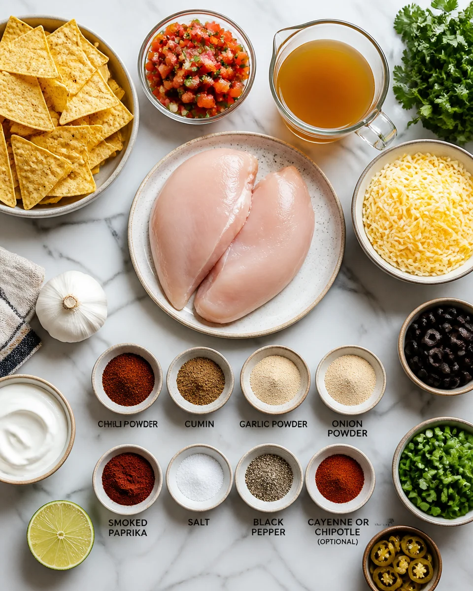 Easy Crockpot Chicken Nachos — Slow Cooker Shredded Chicken