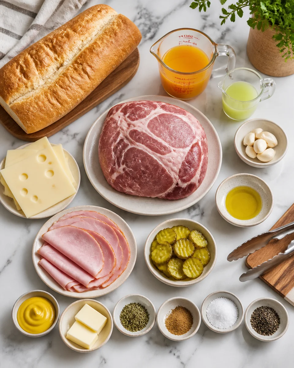 Easy Cuban Sandwich — Pressed Mojo Pork
