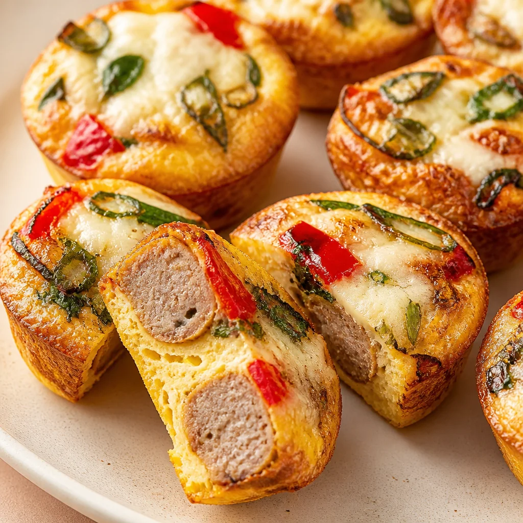 Easy Egg Muffins - Healthy Meal Prep Breakfast Cups in a muffin tin