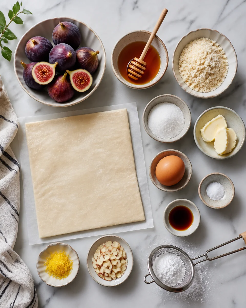 Easy Fig and Honey Tart — Simple French Dessert
