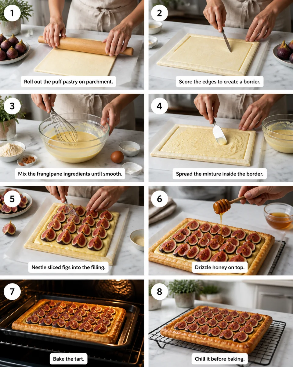 Easy Fig and Honey Tart — Simple French Dessert