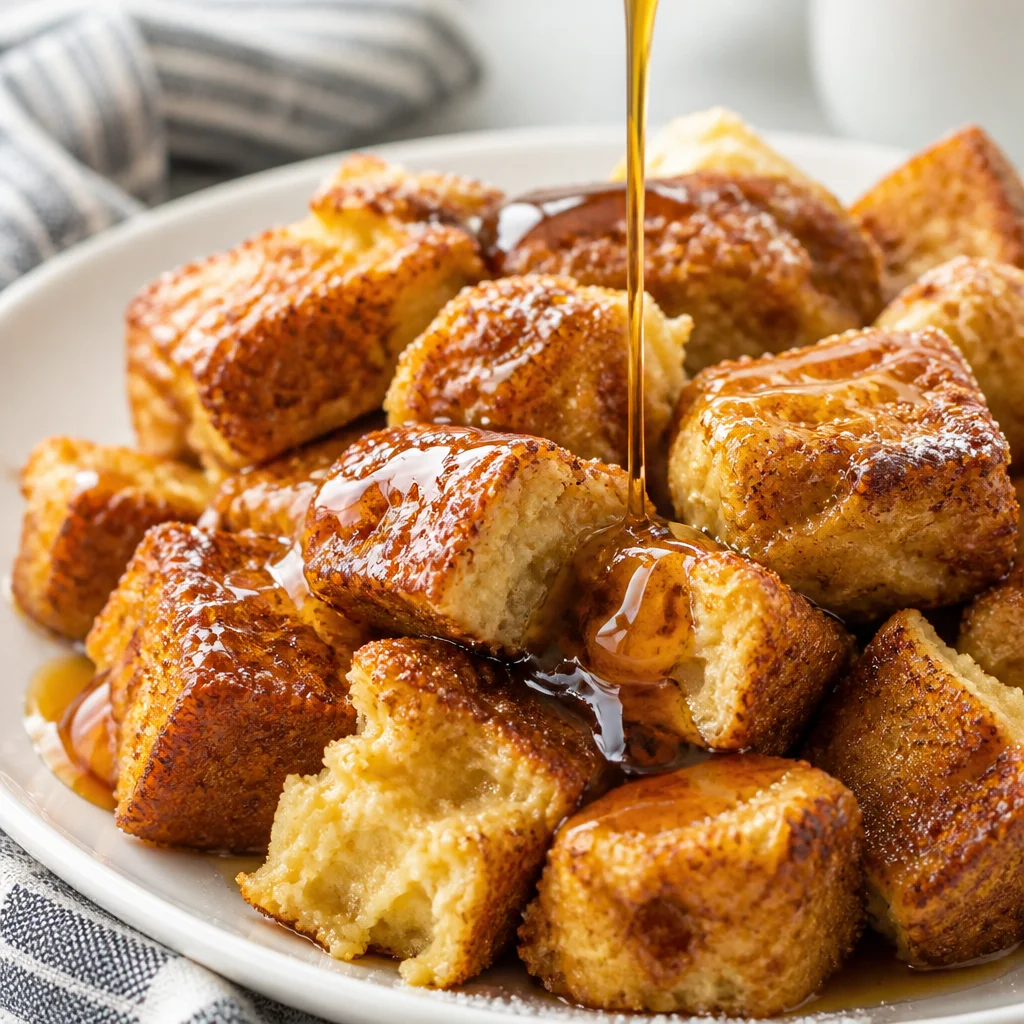 Easy French Toast Casserole ready for baking, featuring bread soaked in egg custard.