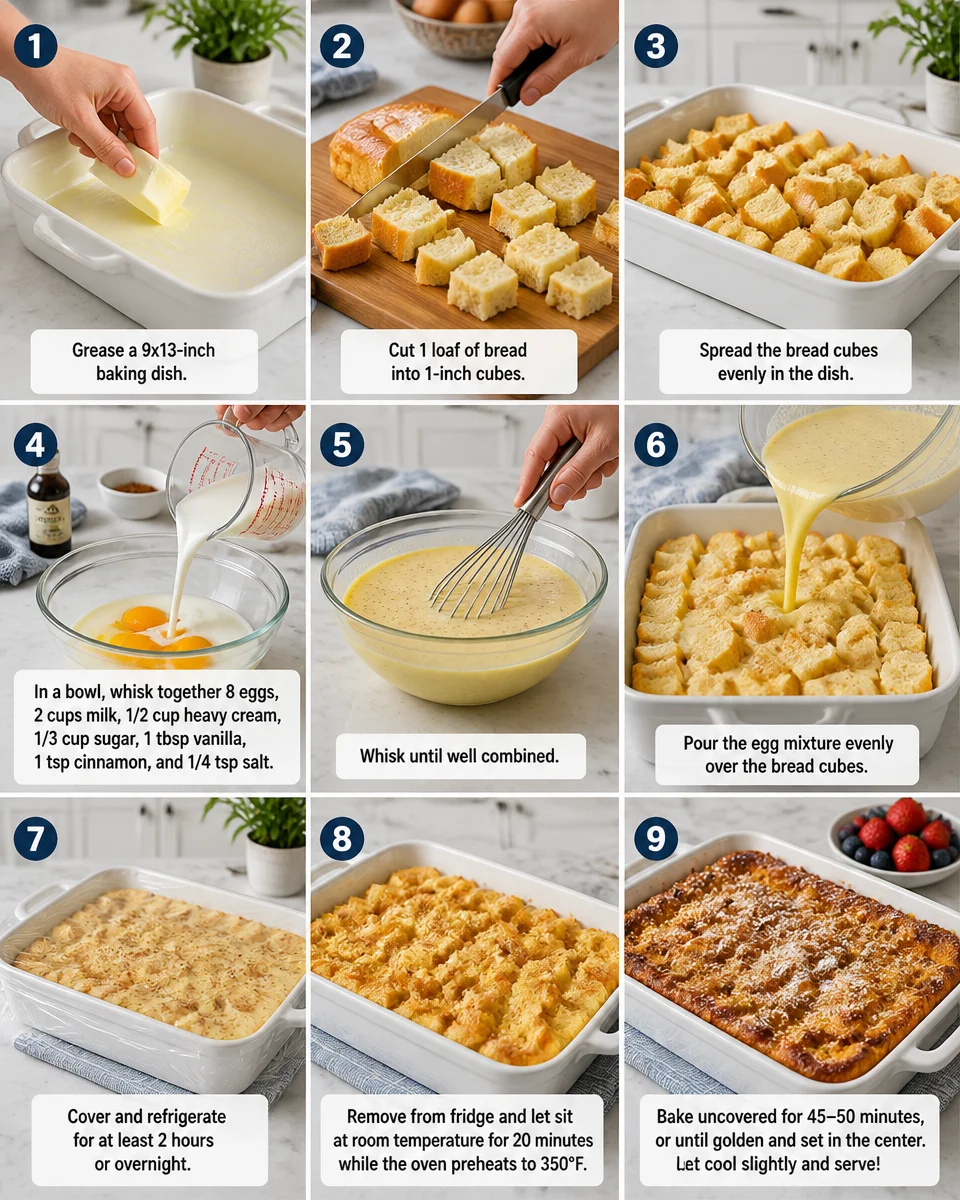 Easy French Toast Casserole — Overnight Baked Breakfast
