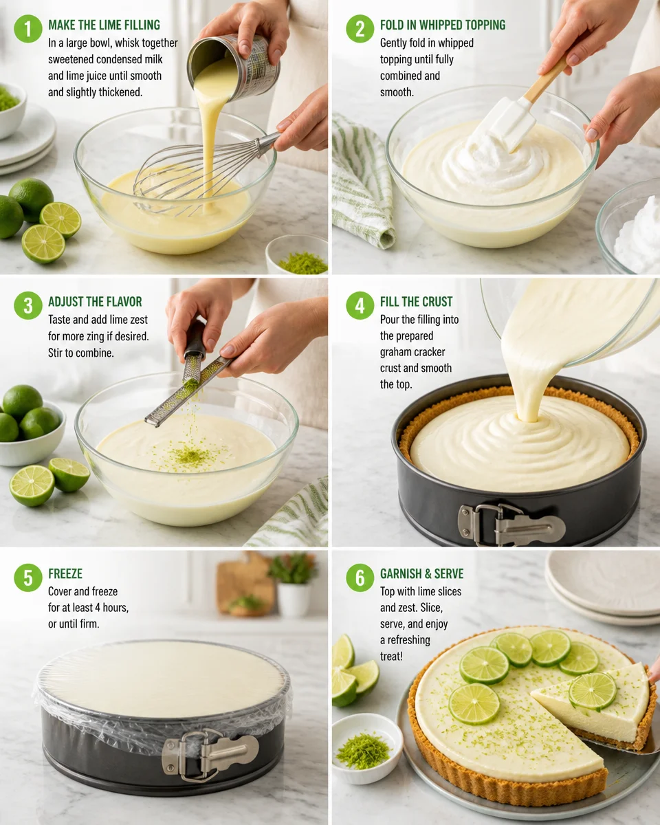 Easy Frozen Margarita Pie — No Bake Summer Dessert