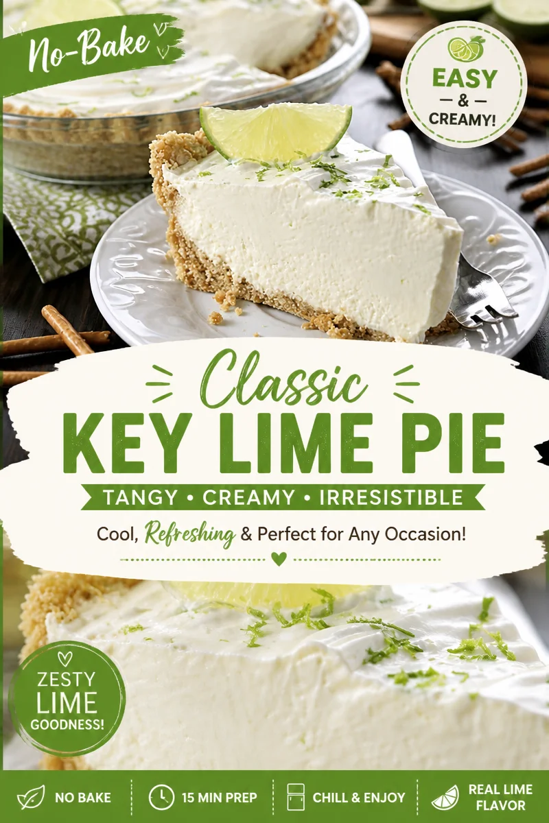 Easy Frozen Margarita Pie — No Bake Summer Dessert