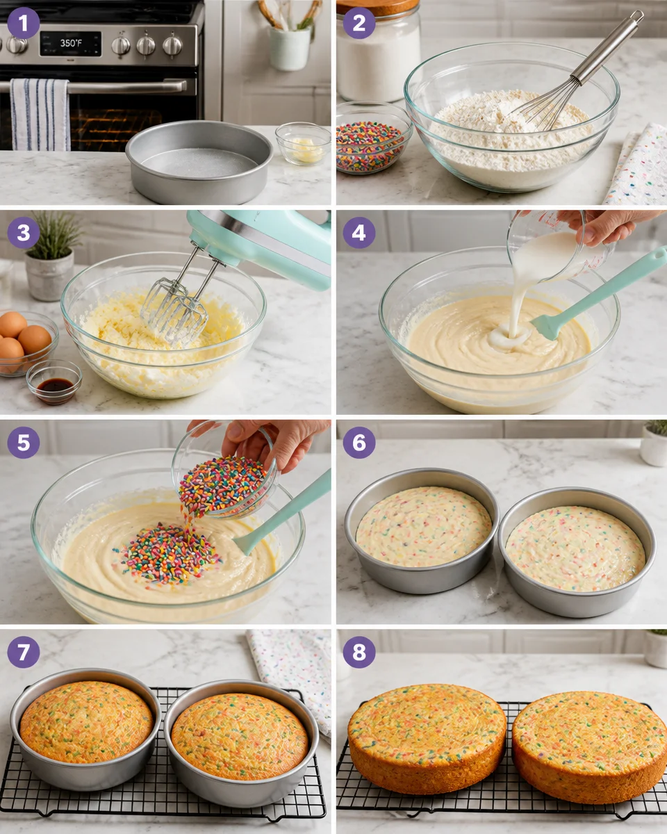 Easy Funfetti Cake — Birthday Confetti Recipe